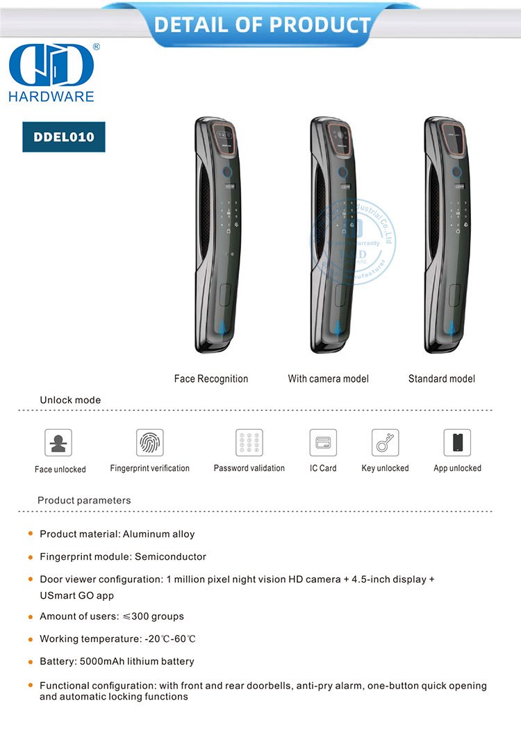 key fingerprint smart lock قفل ذكي ببصمة الإصبع