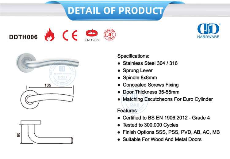 Bedroom Door Lever Handles مقابض باب غرفة النوم