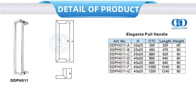 Stainless Steel Bar Handle مقبض بار من الفولاذ المقاوم للصدأ