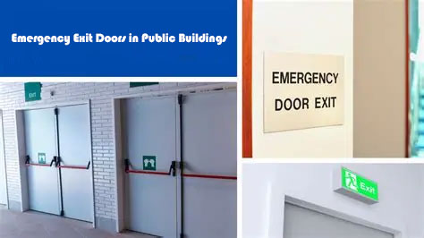 Door Hardware Selection for Emergency Exit Doors in Public Buildings اختيار أجهزة الباب لأبواب مخارج الطوارئ في المباني العامة