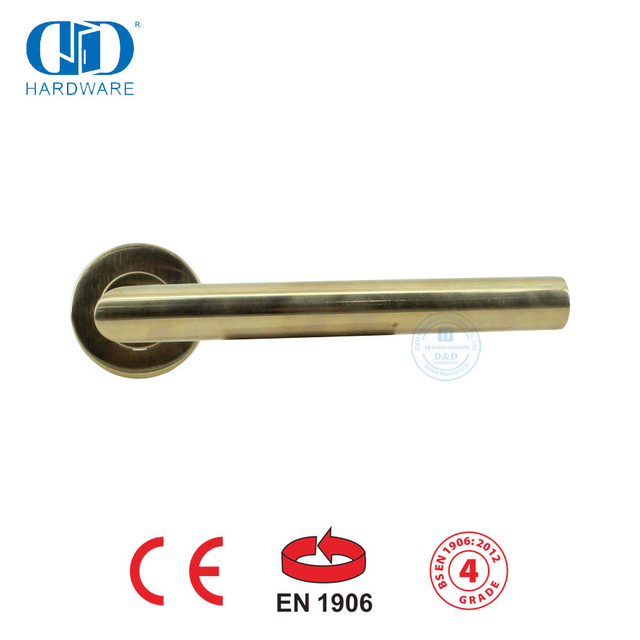 BS EN 1906 أجهزة قفل الباب ذات التركيب التجاري، مقابض الأبواب-DDTH003-PVD