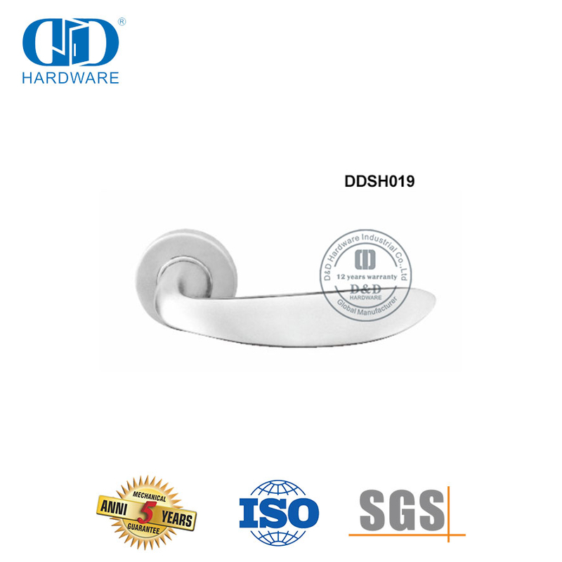 ملحقات الأجهزة ذات الباب المزدوج التصميم الحديث مقبض الباب الصلب للأمان المعاصر-DDSH019-SSS