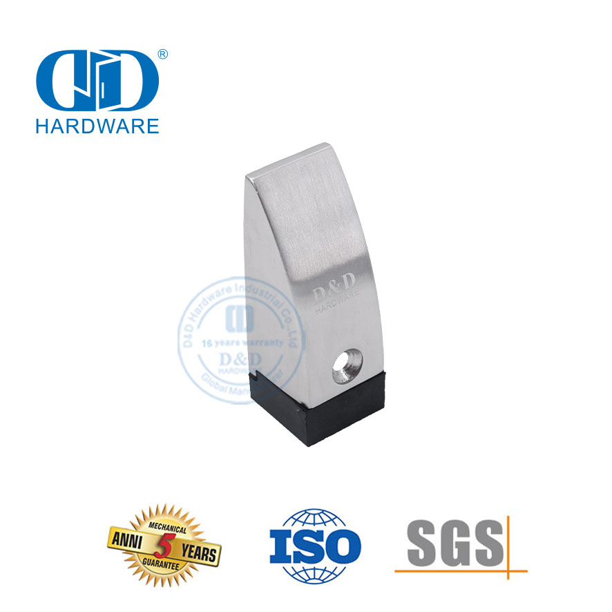 الفولاذ المقاوم للصدأ الأجهزة الباب فريدة من نوعها سدادة الباب المعدنية المثبتة على الأرض-DDDS013-SSS
