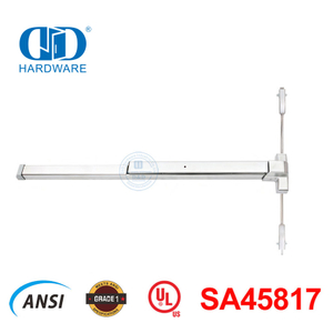 أجهزة الباب الحديدية، مخرج الذعر، قضيب قضيب عمودي مع UL305-DDPD027-SSS