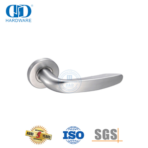 SUS 304 L شكل دائري زاوية الباب المجوف مقبض الباب-DDTH038-SSS