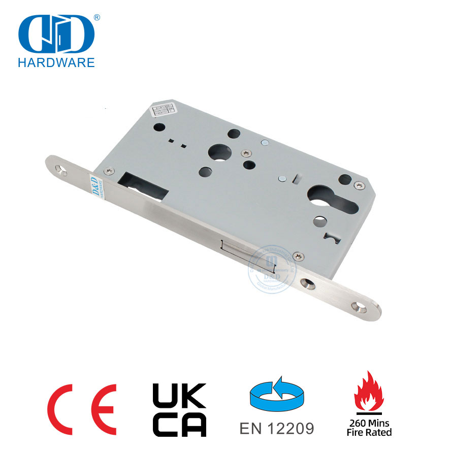 لغرفة التخزين أو باب المدخل قفل باب من الفولاذ المقاوم للصدأ مقاوم للحريق لمدة 240 دقيقة - DDML013-6072