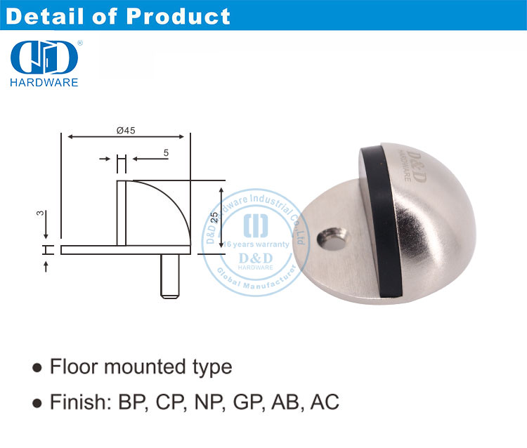 سدادة الباب من النوع المتكامل