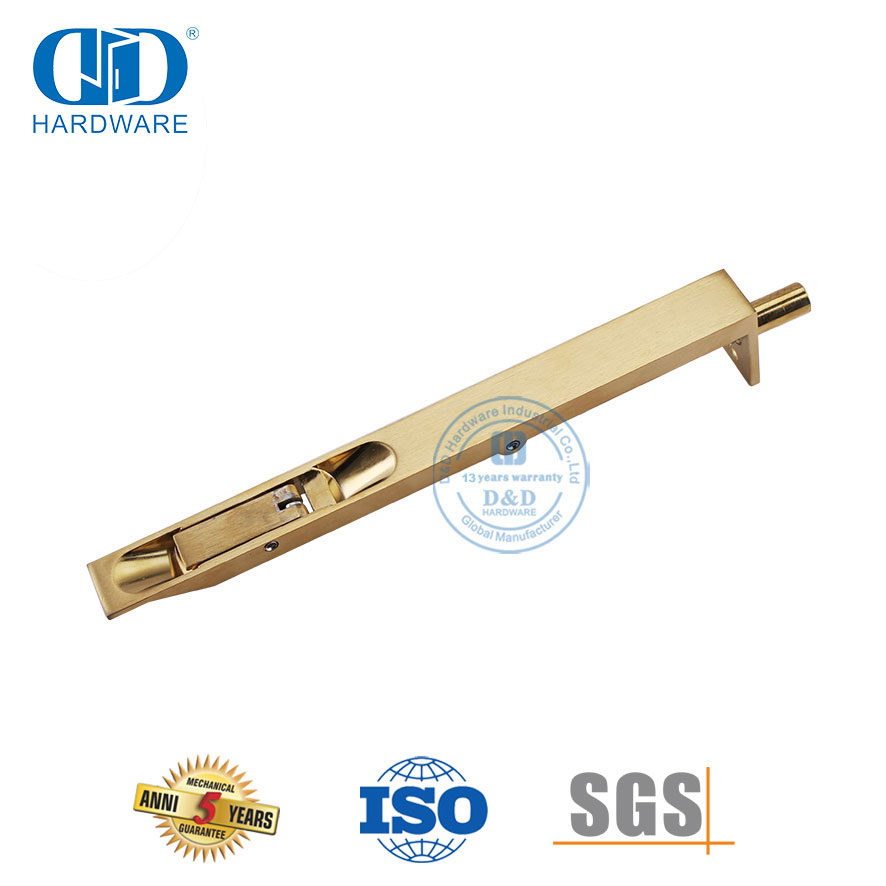 إكسسوارات الأبواب النحاسية الساتان الفولاذ المقاوم للصدأ مسمار فلوش للباب الخشبي-DDDB001-SB