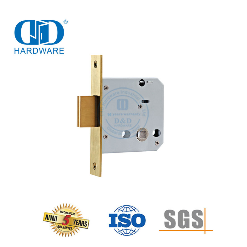 جهاز باب المرحاض من الفولاذ المقاوم للصدأ قفل ديدبولت يستخدم مع مؤشر-DDML029-B