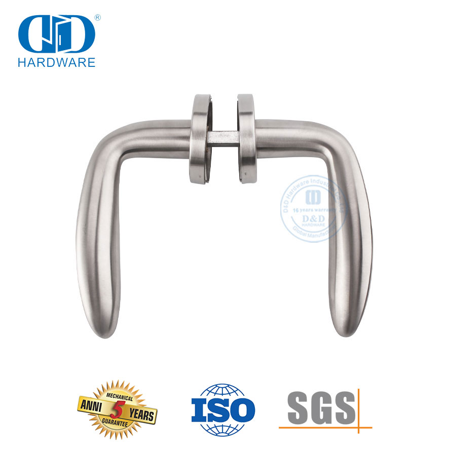 ملحقات الأجهزة ذات الباب المزدوج التصميم الحديث مقبض الباب الصلب للأمان المعاصر-DDSH019-SSS