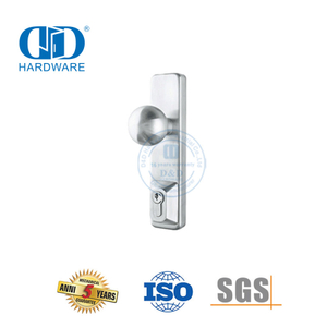SS 304 جهاز خروج الذعر مقبض شعار مع قفل اسطوانة-DDPD013-SSS