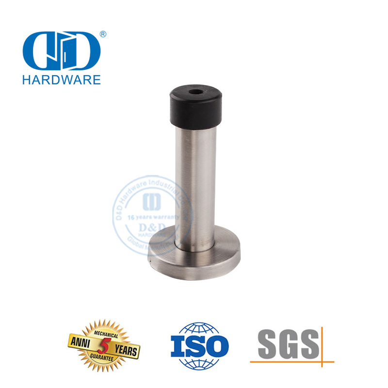 أجهزة الباب المثبتة على الحائط SS 304 حامل سدادة باب أنابيب الأنابيب-DDDS015-SSS