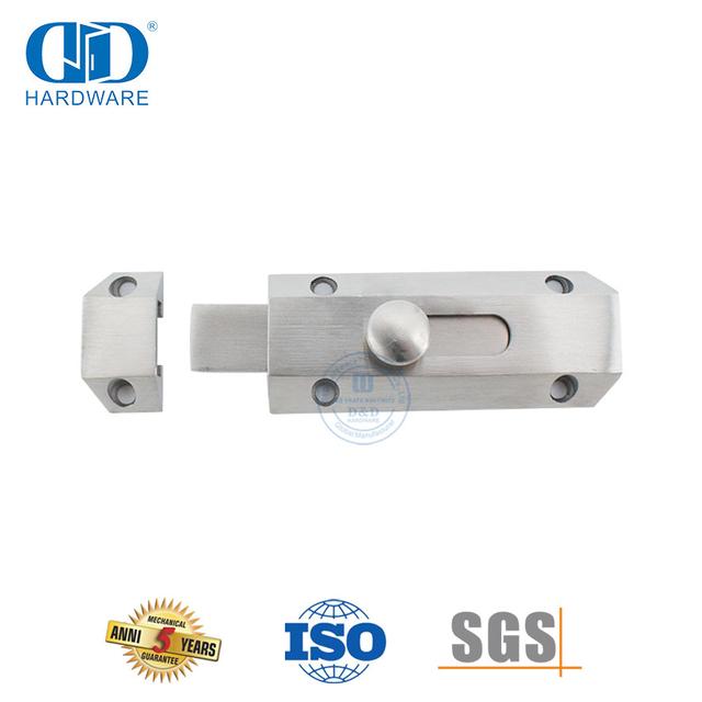 الفولاذ المقاوم للصدأ مزلاج الباب قفل برميل الترباس للباب الأمامي-DDDB029-SSS