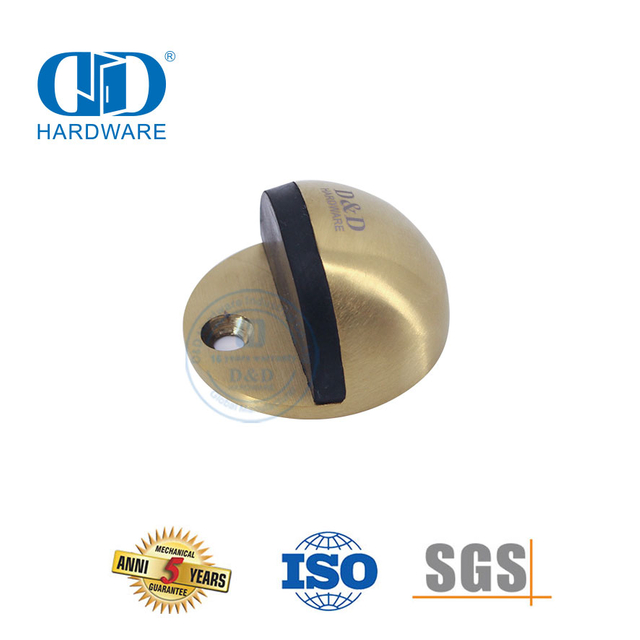 أجهزة الباب الخشبي ذات نوعية جيدة حامل إيقاف الباب من النوع المثبت على الأرض-DDDS001-SB