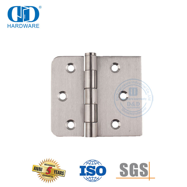 الأمان الفولاذ المقاوم للصدأ بسعر جيد مفصل زاوية دائري واحد زاوية مربعة واحدة -DDSS010
