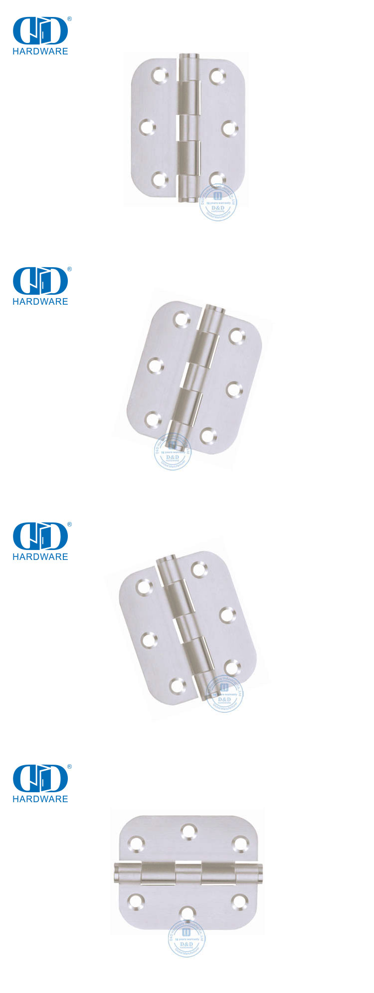 مفصلة ذات زاوية مستديرة