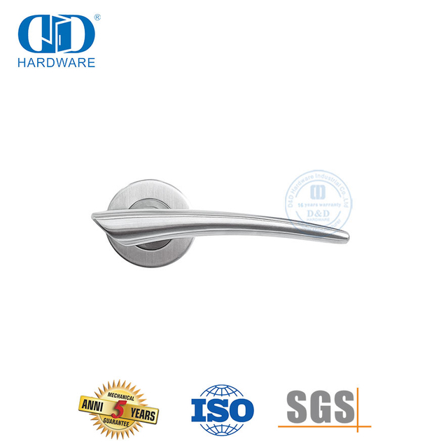 الفولاذ المقاوم للصدأ أوروبا نوع الخصوصية الصلبة مقبض الباب الداخلي-DDSH043-SSS