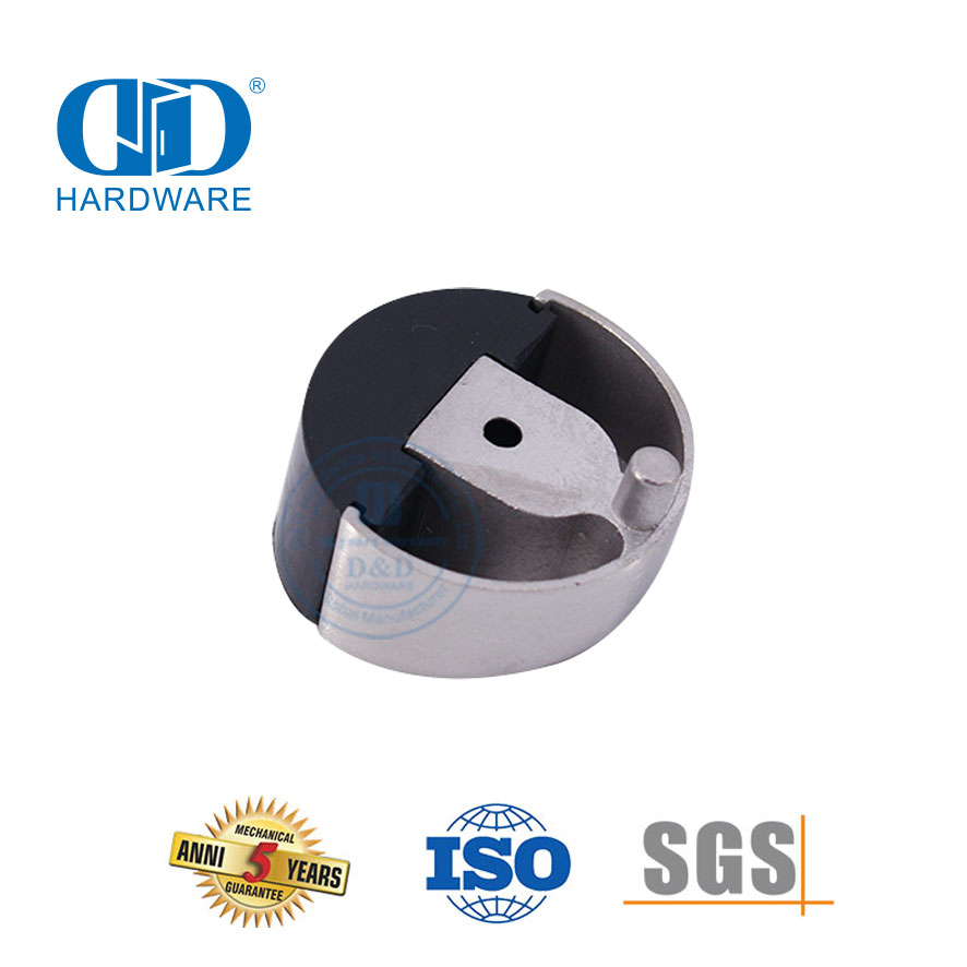 الفولاذ المقاوم للصدأ الساتان الانتهاء من الباب المطاطي المثبت على الأرض من النوع DDDS006-SSS