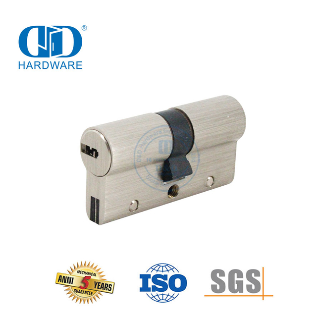 أسطوانة مزدوجة من النحاس الصلب عالية الأمان مع مفتاح الدمل-DDLC021-70mm-SN