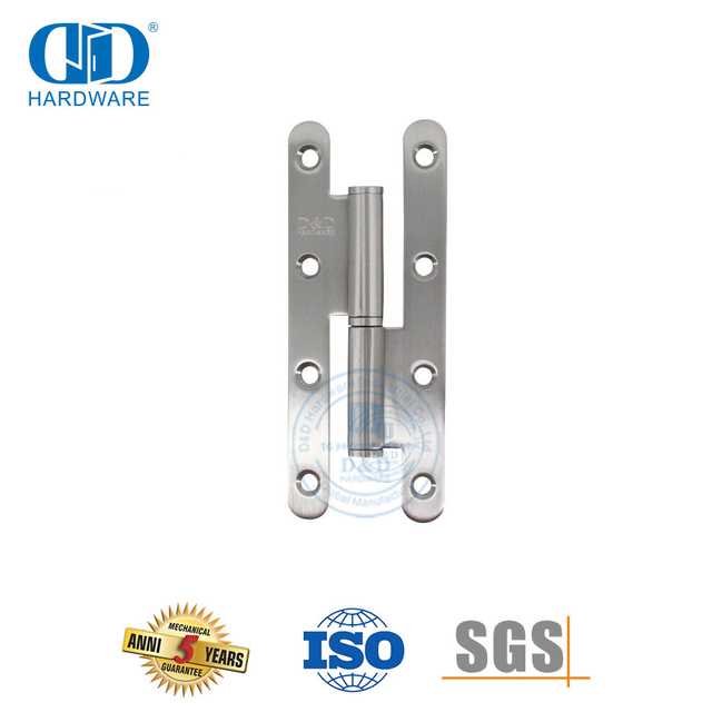 الفولاذ المقاوم للصدأ الساخن بيع الأجهزة الباب المعدني جولة الزاوية H المفصلي-DDSS019-B