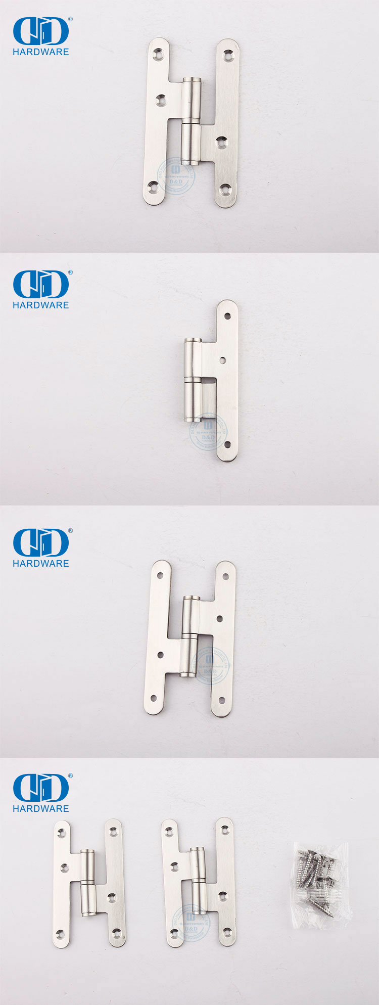 مفصل على شكل حرف H من الفولاذ المقاوم للصدأ