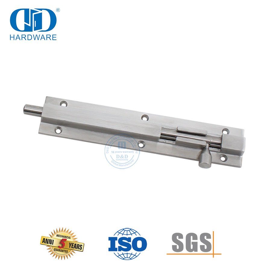 أجهزة باب الحمام ذات نوعية جيدة الفولاذ المقاوم للصدأ باب بولت-DDDB035-SSS