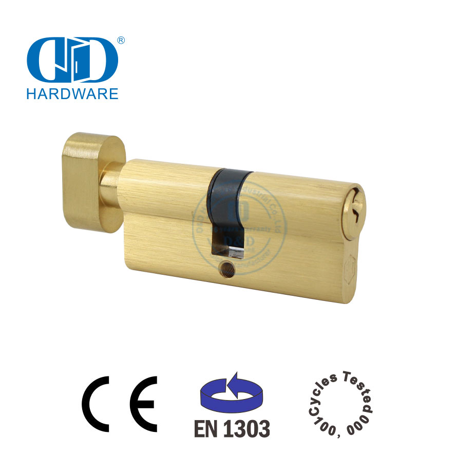 أسطوانة مفتاح مقبض الباب الخشبي مع شهادة EN 1303-DDLC004-70mm-SB