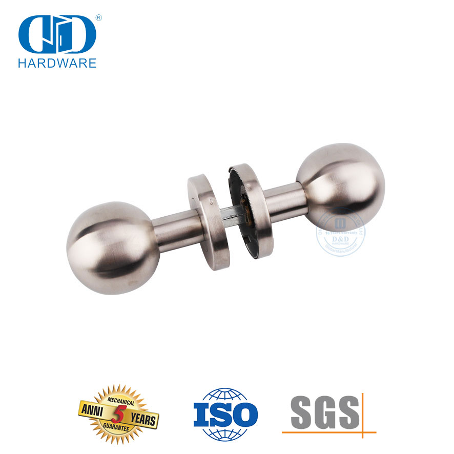 الفولاذ المقاوم للصدأ المجال الشكل مقبض دائري رافعة مقبض لباب الحمام-DDTH031-SSS