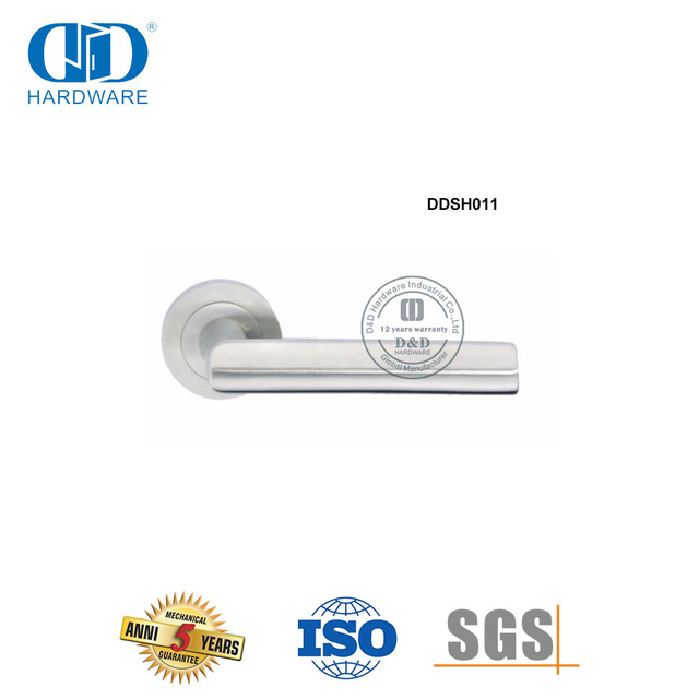 الصلبة الفولاذ المقاوم للصدأ مكتب الباب الرئيسي رافعة نوع مقابض الأبواب-DDSH011-SSS