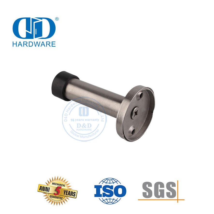أجهزة الباب المثبتة على الحائط SS 304 حامل سدادة باب أنابيب الأنابيب-DDDS015-SSS