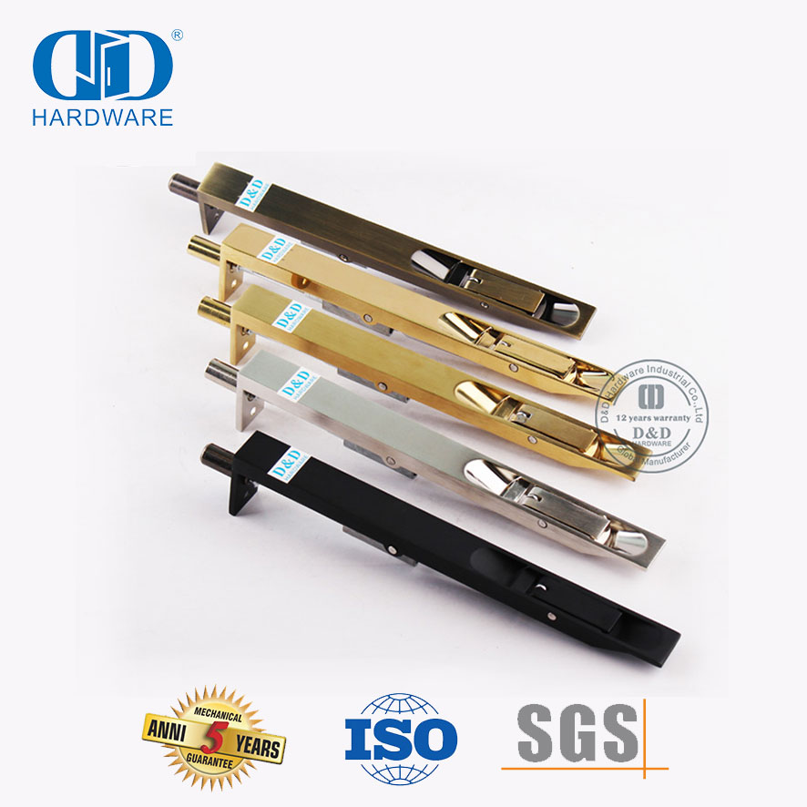 الفولاذ المقاوم للصدأ عالية الجودة دائم دافق الترباس لباب الخشب-DDDB006-SSS