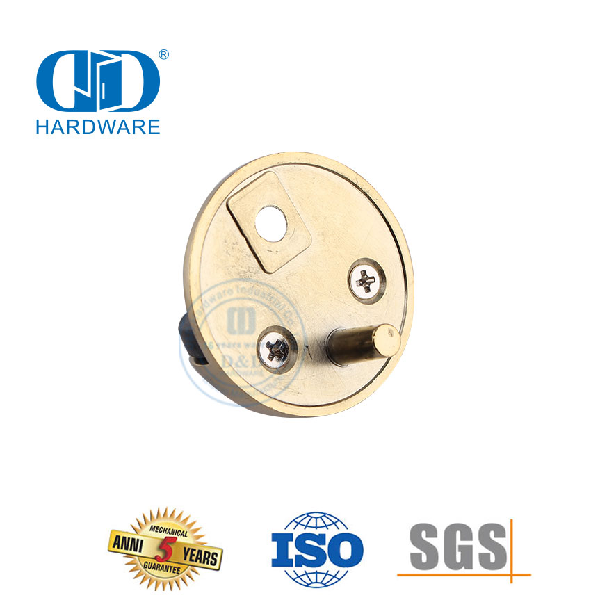 أجهزة باب من النحاس الساتان مثبتة على الأرض من سبائك الزنك سدادة الباب-DDDS004-SB