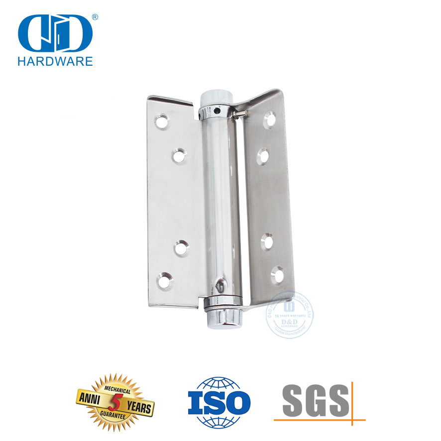 أجهزة الباب الرئيسي مصنوعة من الفولاذ المقاوم للصدأ ومفصلة زنبركية أحادية الحركة-DDSS037
