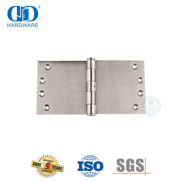 أجهزة الباب الخارجي من الفولاذ المقاوم للصدأ مفصل باب واسع من النوع الكبير-DDSS049-100x200x3.4mm