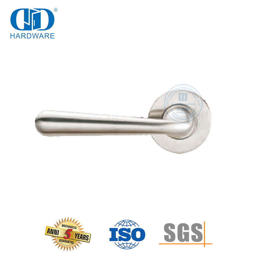 مقبض باب ذو رافعة صلبة للأجهزة العالمية المتينة من Euro Lock-DDSH052-SSS
