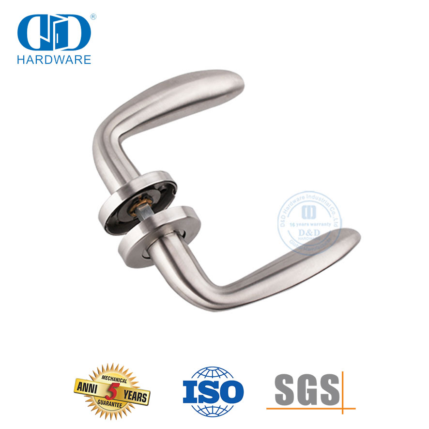 ملحقات الأجهزة ذات الباب المزدوج التصميم الحديث مقبض الباب الصلب للأمان المعاصر-DDSH019-SSS
