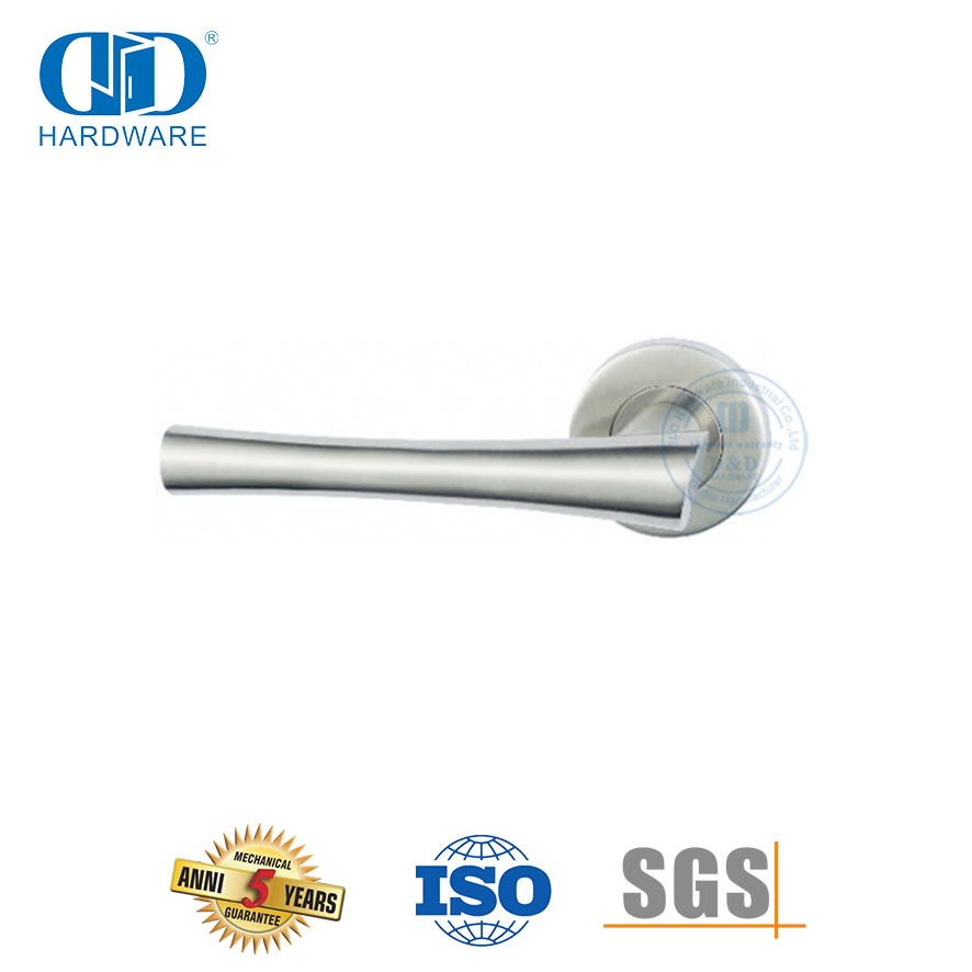 التصميم الكلاسيكي مقبض الباب الأمامي الصلب المصنوع من الفولاذ المقاوم للصدأ ذو الجودة العالية-DDSH045-SSS