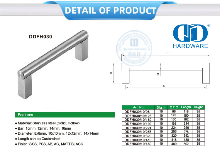 مقابض أبواب خزانة المطبخ