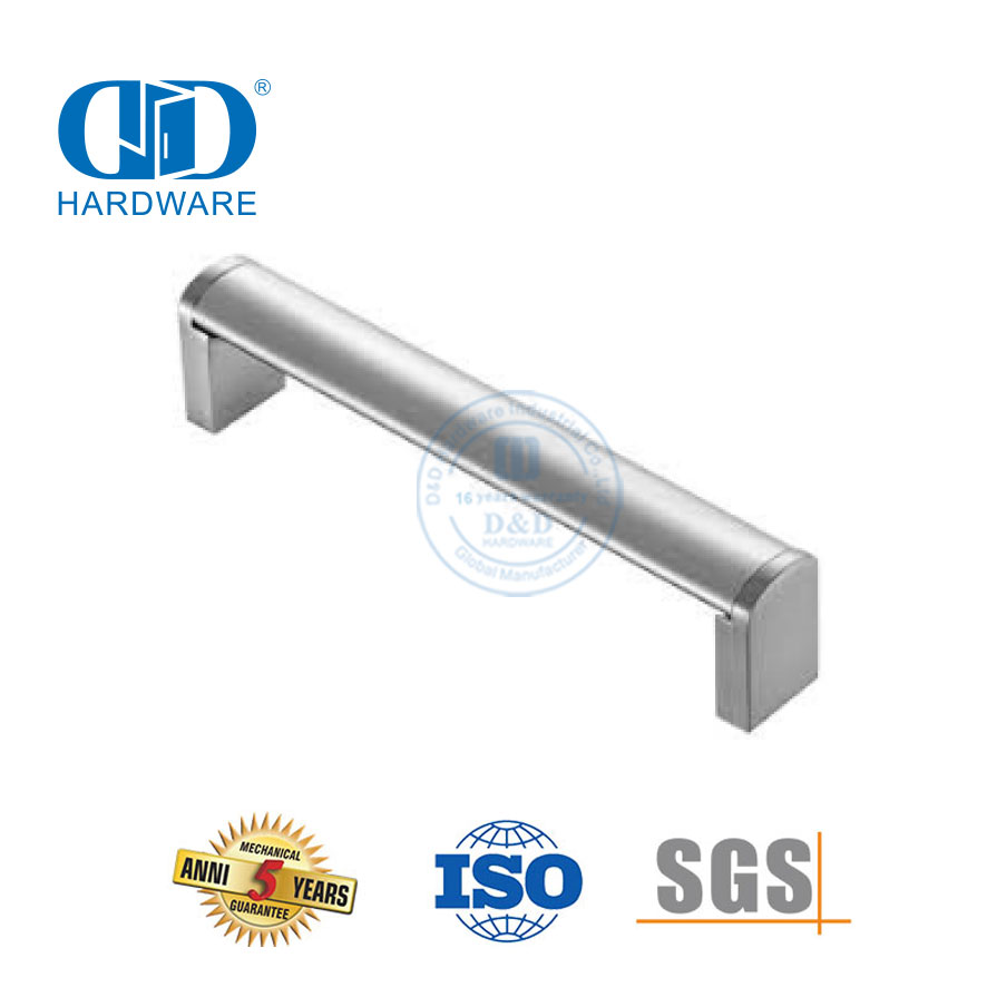 شعبية مربع خزانة جوفاء الأجهزة خزانة باب المطبخ تسحب أثاث من الفولاذ المقاوم للصدأ مقابض خزائن Luxury-DDFH025