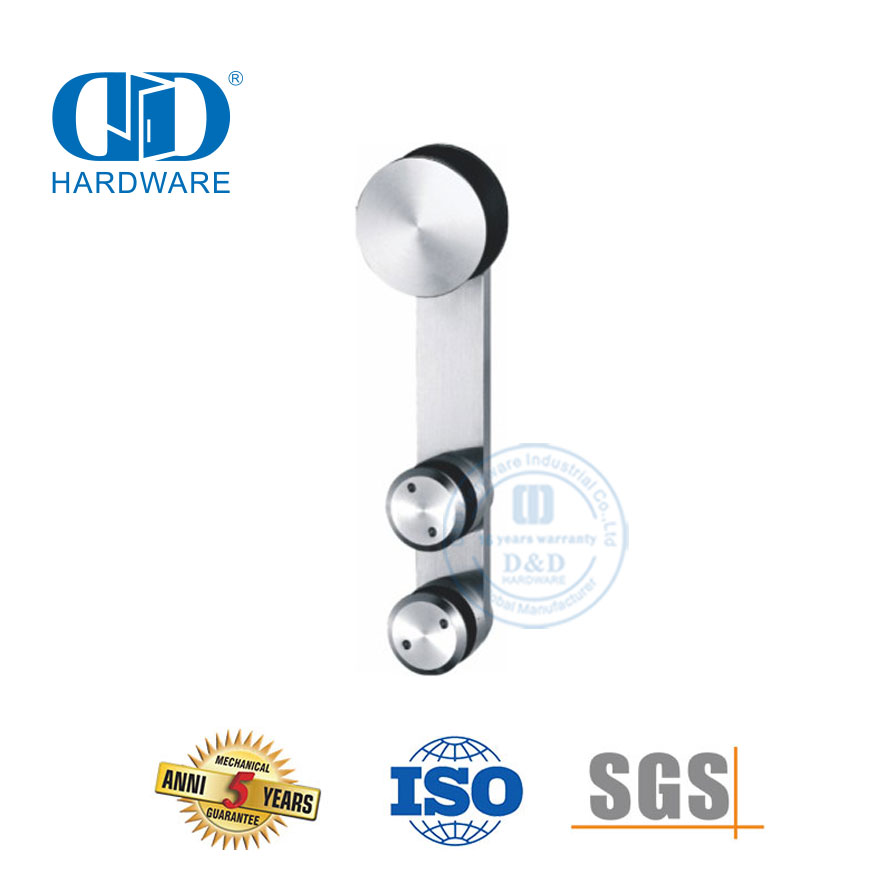 OEM مجموعة إكسسوارات الفولاذ المقاوم للصدأ ملحقات الزجاج أجهزة الباب تركيب الزجاج للحمام-DDGS102