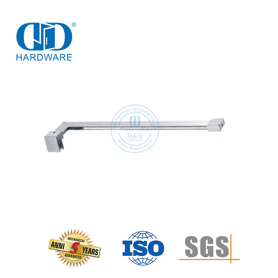 تخصيص الفولاذ المقاوم للصدأ فرملس زجاج دش لوحة الباب الملحقات التجارية دش Screens-DDSC008