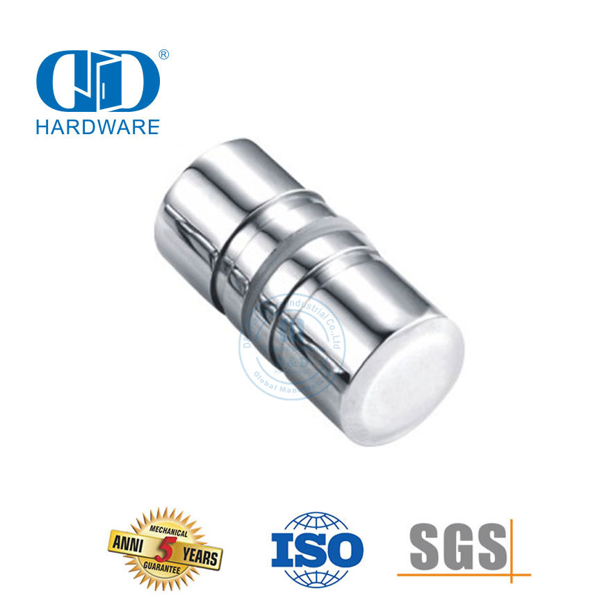 تخصيص مقبض الباب الألومنيوم قفل مقبض الباب دش مقبض زجاج الباب Knob-DDSK009