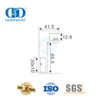 الفولاذ المقاوم للصدأ الحمام دعم شريط قوس نحى زجاج الباب ملحقات الأنابيب Connector-DDSC015