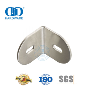 الفولاذ المقاوم للصدأ مرحاض الملحقات دش المفصلي موصل الزجاج جدار الزاوية كليب المناسب Connector-DDWC001