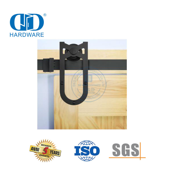الفولاذ المقاوم للصدأ باب مزدوج انزلاق باب الحظيرة الأجهزة لملحقات البوابة الداخلية Steel Garage Hardware-DDBD015