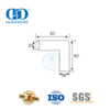 الفولاذ المقاوم للصدأ التجارية مقصورة دش نظام الزجاج لوحة قوس موصل المشبك كليب Connector-DDSC035