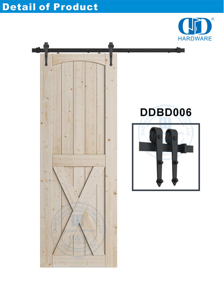 الفولاذ المقاوم للصدأ باب الأجهزة ملحق تجاوز باب الحظيرة الأجهزة باب الحظيرة الخشب Hardware-DDBD006