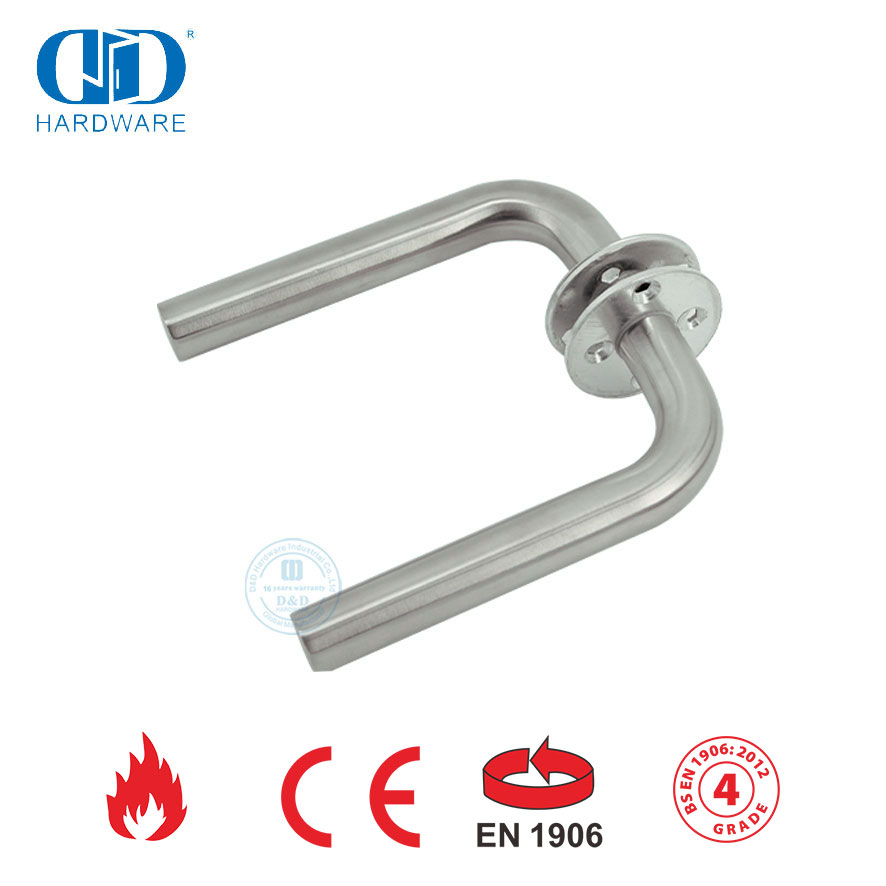 SUS 304 لا يوجد زنبرك EN 1906 درجة 4 مقبض باب رافعة-DDTH002-SSS