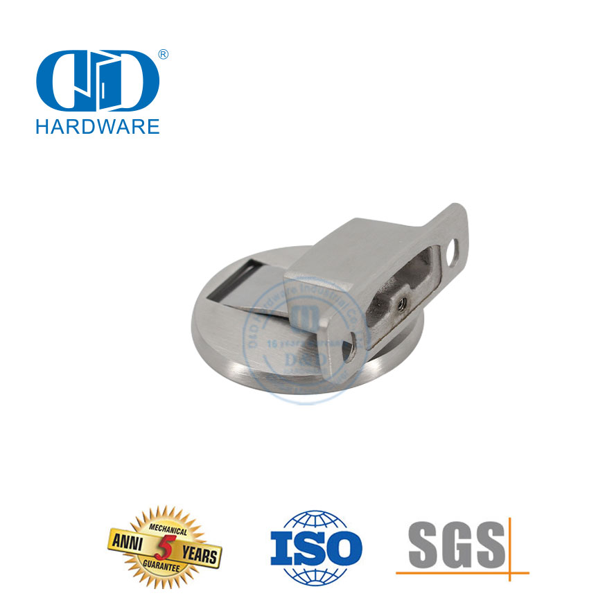 نموذج جديد الزنك جولة القهوة MSN الأسود الأثاث الباب الملحقات المغناطيسي الطابق الباب سدادة-DDDS037