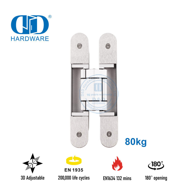 مفصل مخفي للباب المقاوم للحريق EN1935 لفندق 5 نجوم-DDCH008-G80